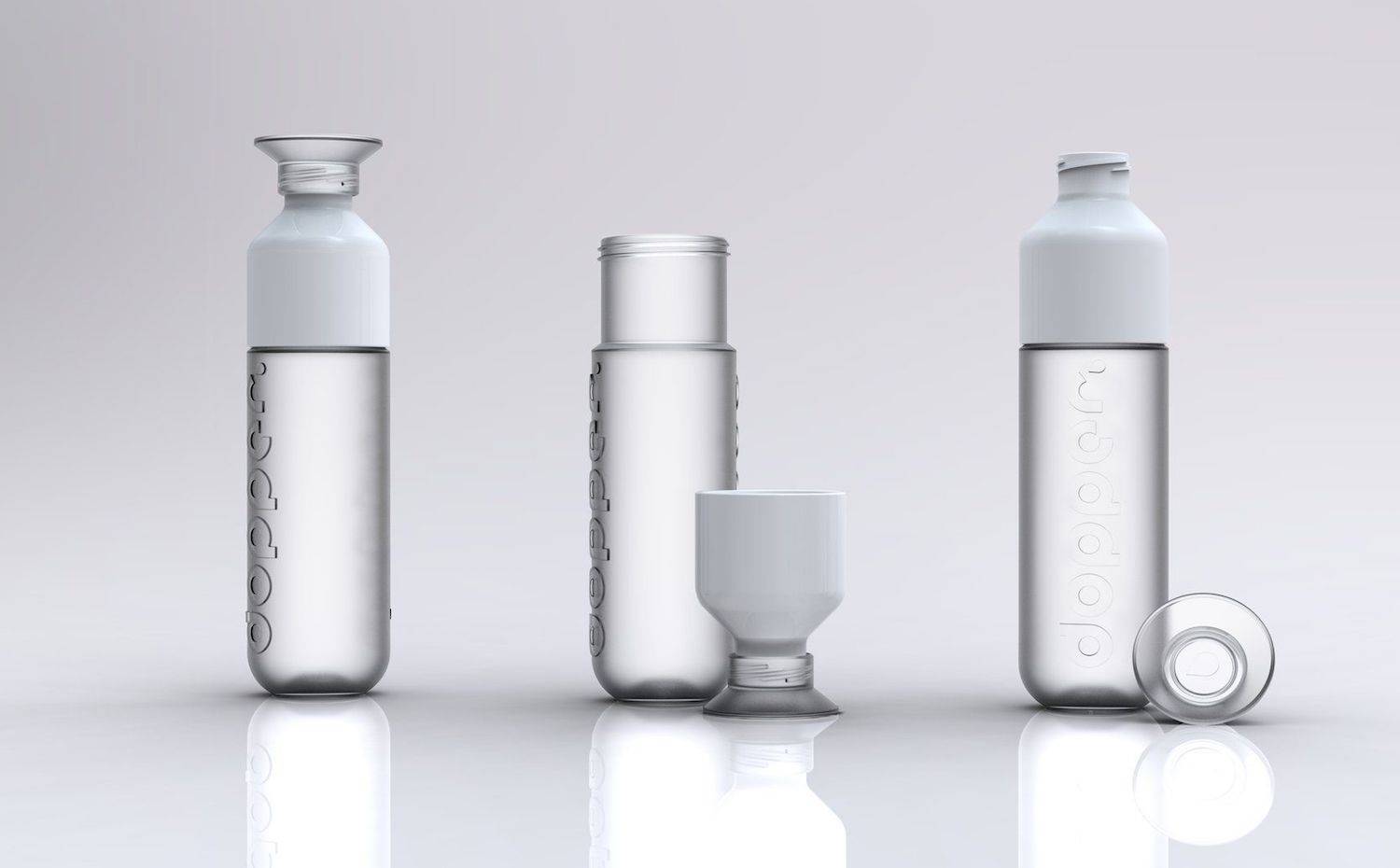 [14] Botella de plastico reciclado de Dopper
